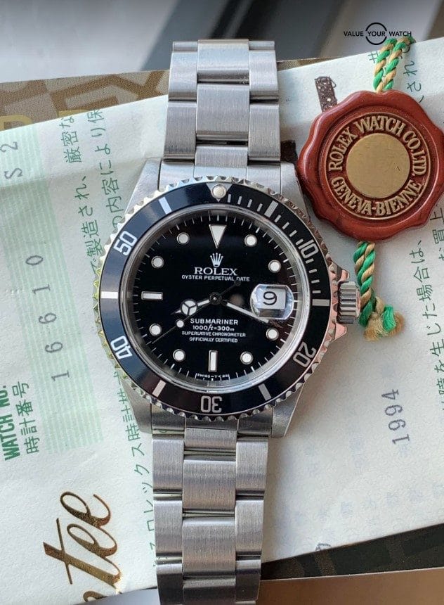 SERVICED 1994 Rolex Submariner Date 16610 "Flat 4" - Image 3