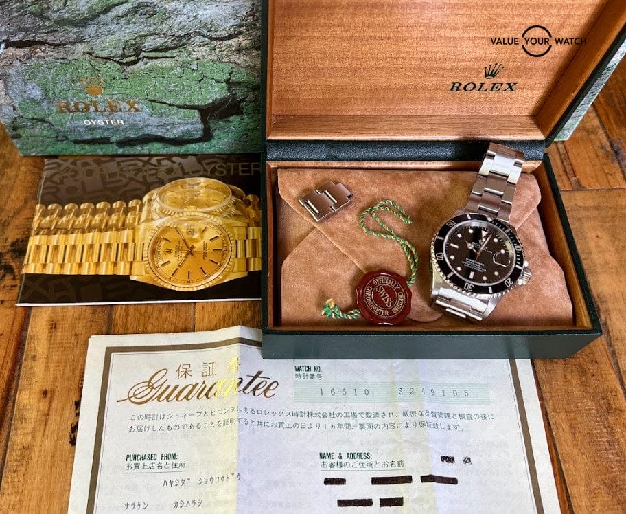 SERVICED 1994 Rolex Submariner Date 16610 "Flat 4" - Image 16