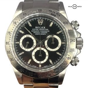 Rolex Zenith Daytona 16520 Black. Serviced