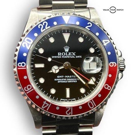 1997 Rolex GMT Master 16700 Pepsi. 40mm