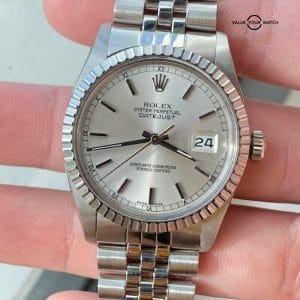 1984 Rolex SS Datejust 16030 RSC Serviced