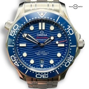 Omega Seamaster Diver 300m Blue Full Set. 42mm