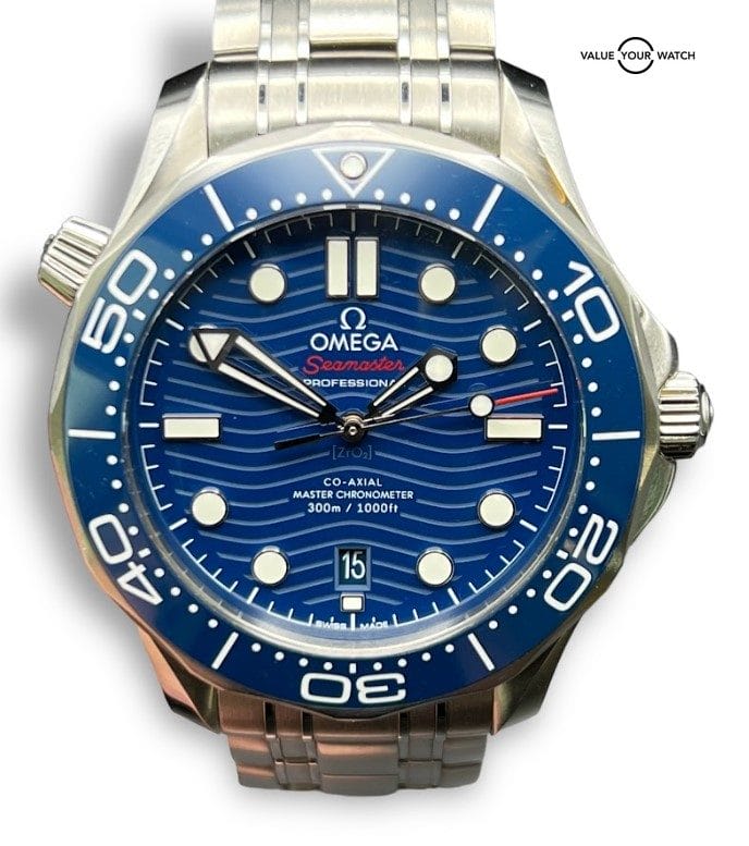 Omega Seamaster Diver 300m Blue Full Set. 42mm