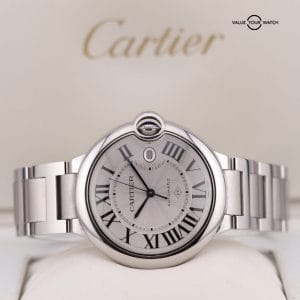 Cartier Ballon Bleu LM 42mm W6920094 LC Logo Collaborateur Edition Box and Paper