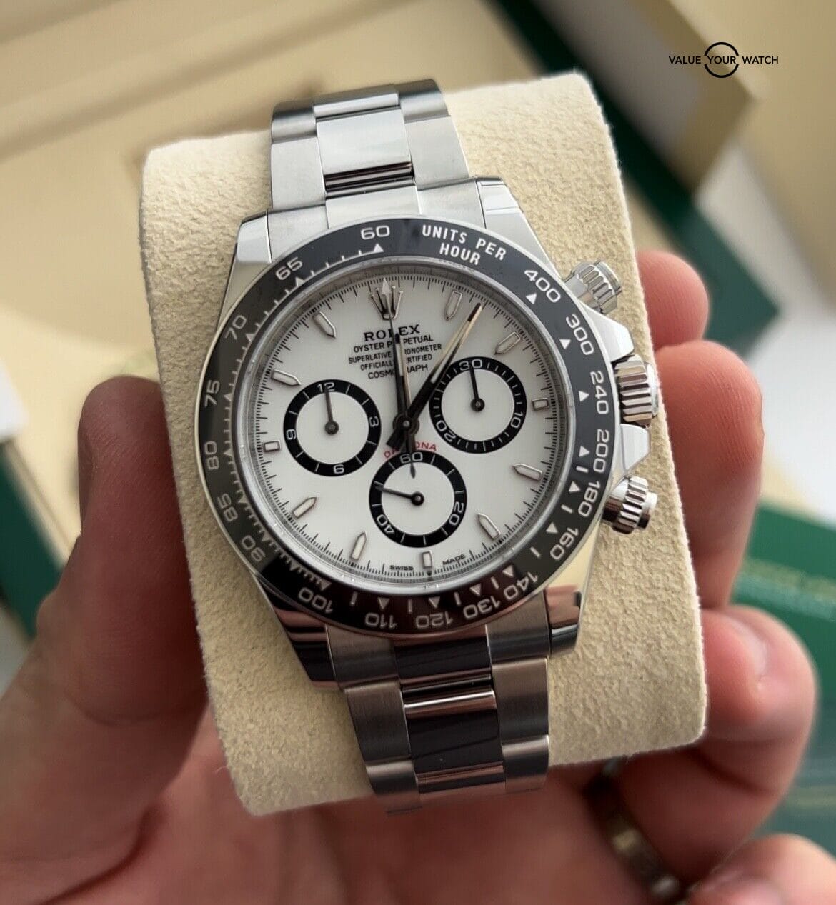 2023+ Panda Rolex Cosmograph Daytona Ceramic White Dial New Reference 126500LN
