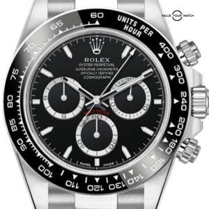 2023+ Unworn Rolex Daytona 126500LN Black Dial Ceramic Steel Box and Papers