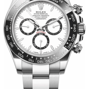 2024 Panda Rolex Cosmograph Daytona Ceramic White Dial New Reference 126500LN