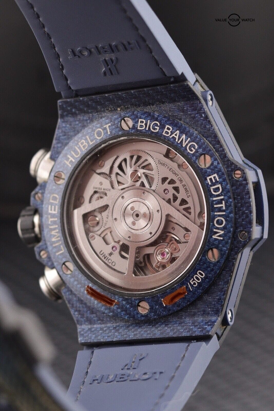 Hublot Big Bang Unico Italia Independent 45mm 411.YL.5190.NR.ITI15 Carbon Fiber - Image 5