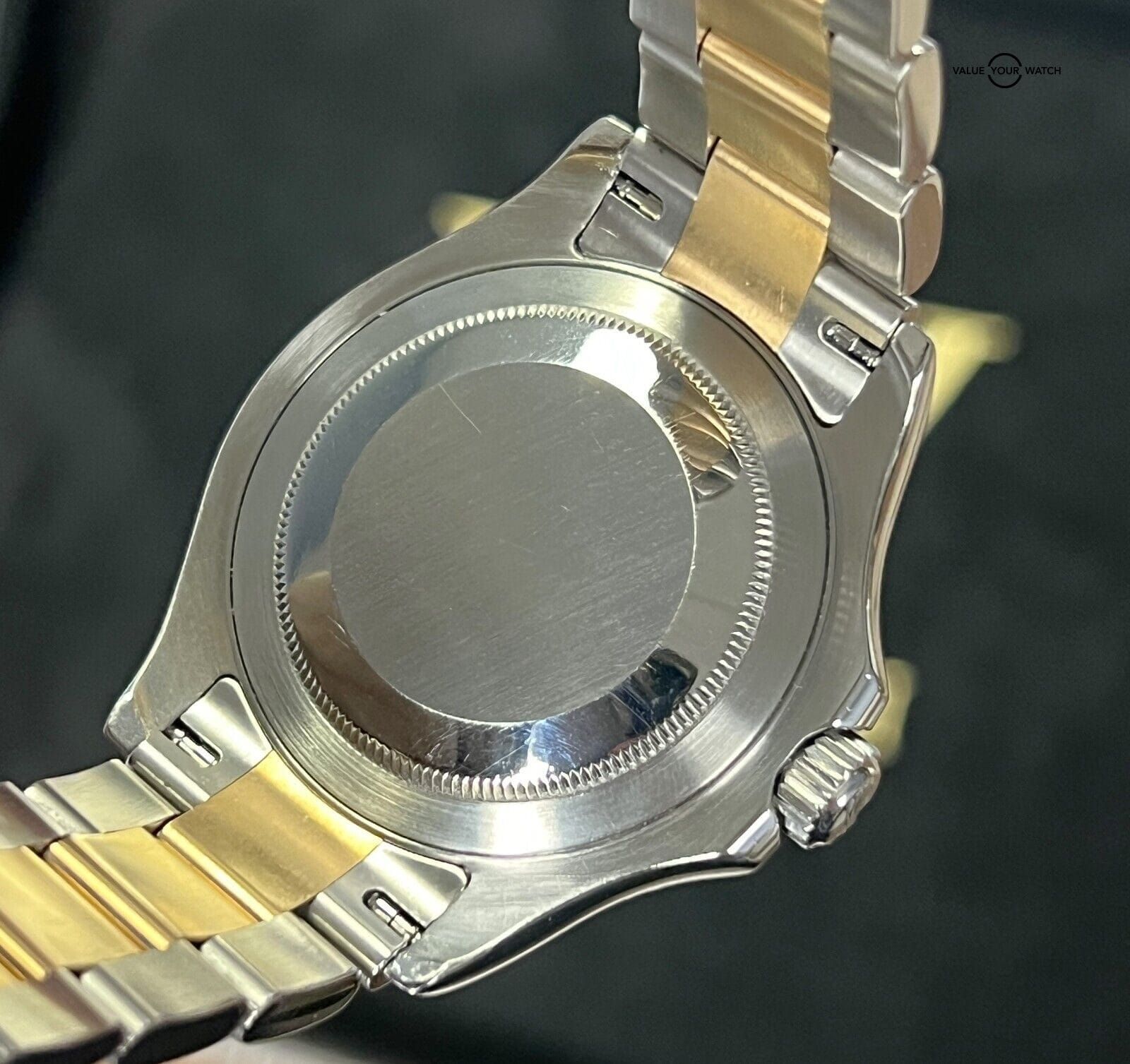 Rolex Yacht-Master 40mm 18K Yellow Gold Stainless Steel Blue Dial 16623! - Image 6