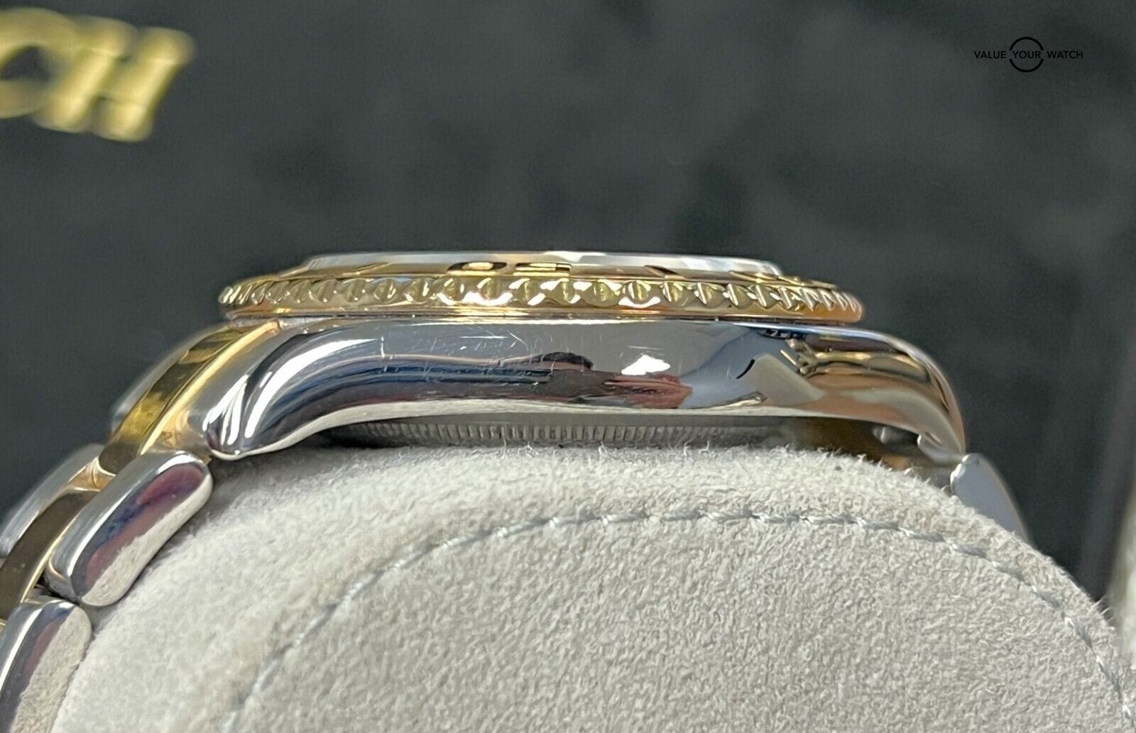 Rolex Yacht-Master 40mm 18K Yellow Gold Stainless Steel Blue Dial 16623! - Image 10