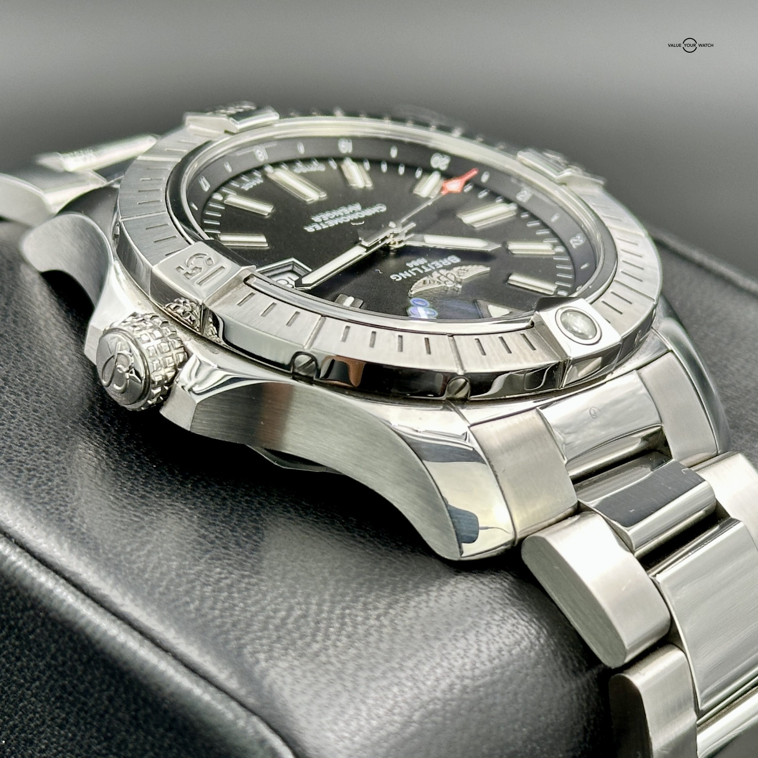 Breitling Avenger Automatic 43mm Black Dial Stainless Box Papers Card A17318 - Image 10