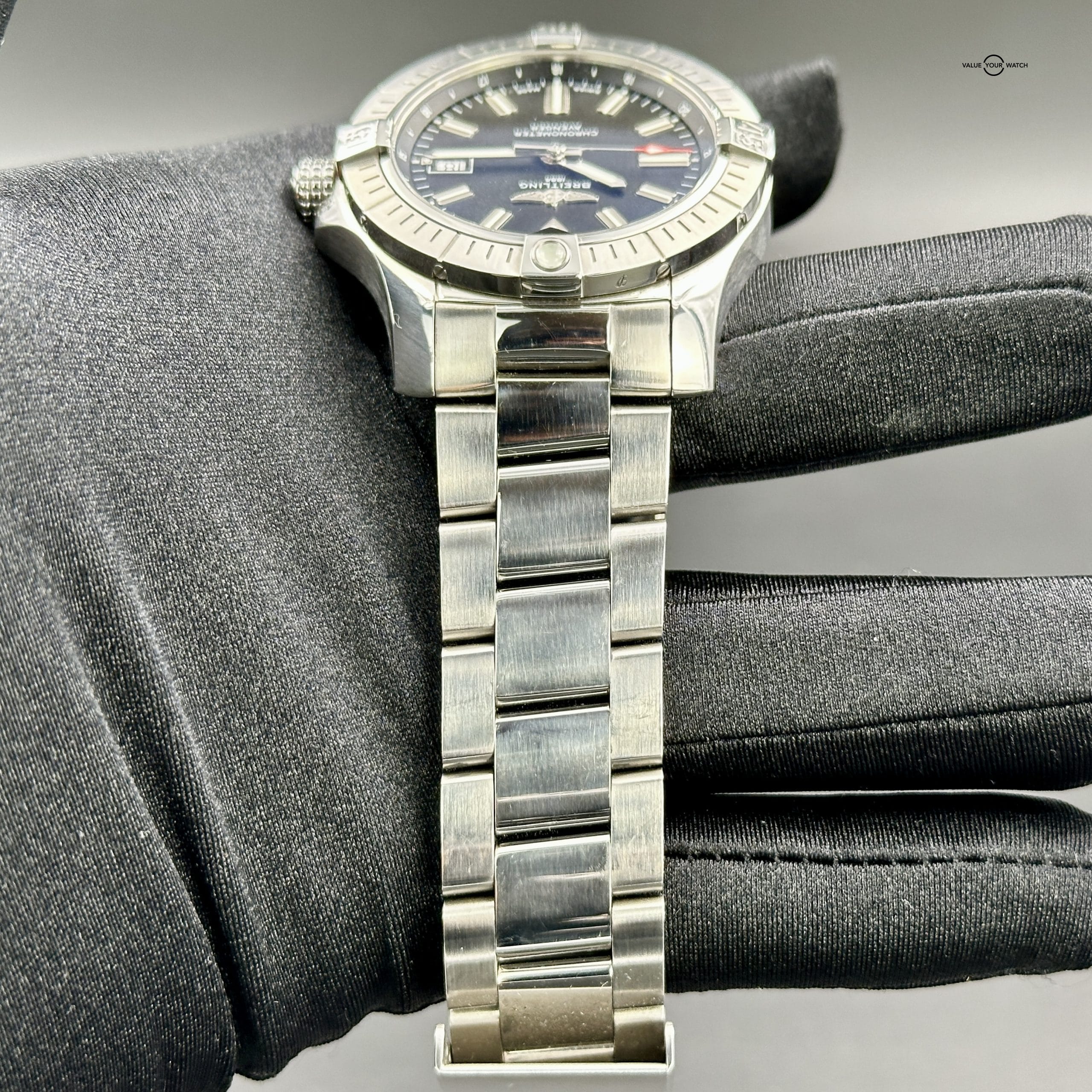 Breitling Avenger Automatic 43mm Black Dial Stainless Box Papers Card A17318 - Image 13