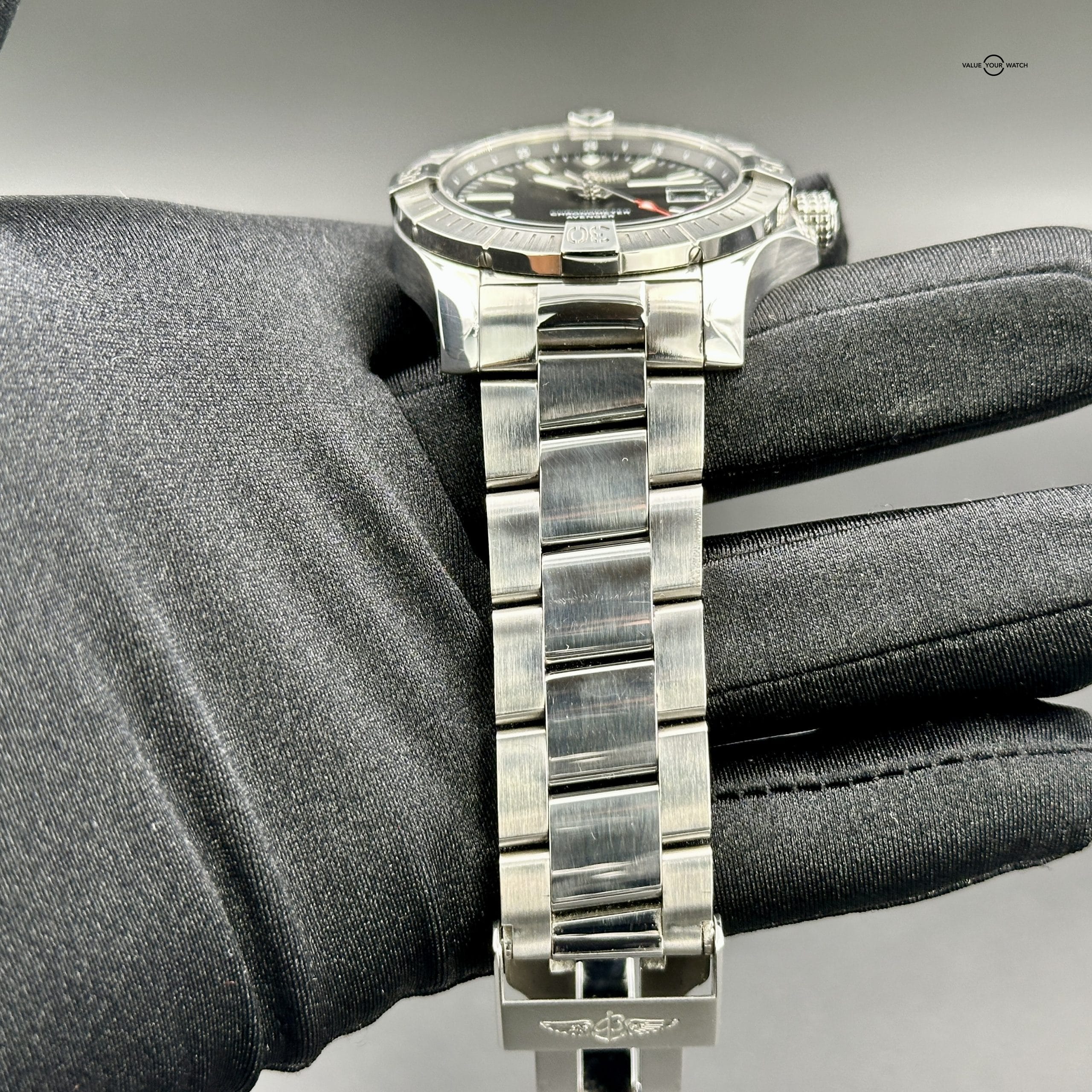 Breitling Avenger Automatic 43mm Black Dial Stainless Box Papers Card A17318 - Image 14