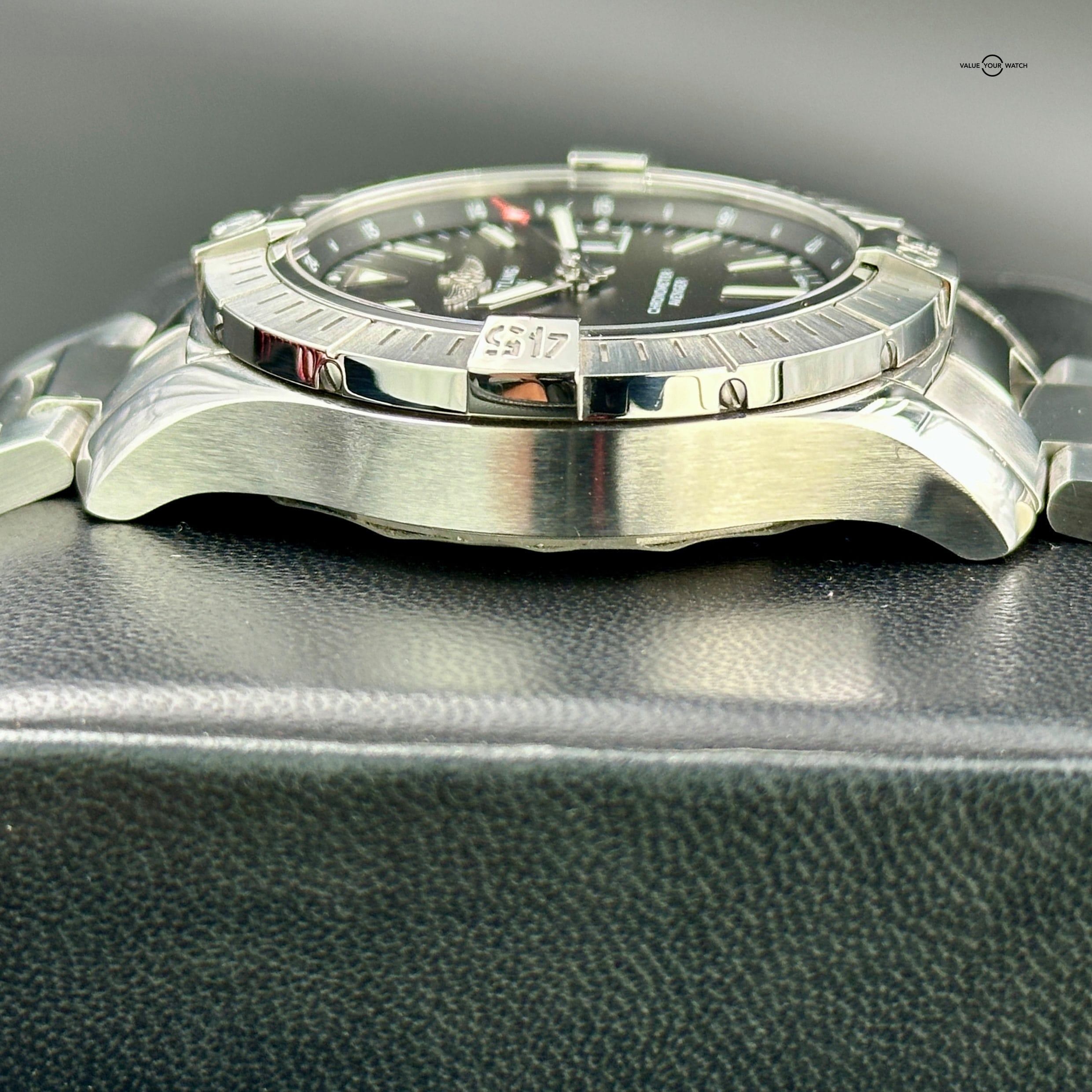 Breitling Avenger Automatic 43mm Black Dial Stainless Box Papers Card A17318 - Image 12