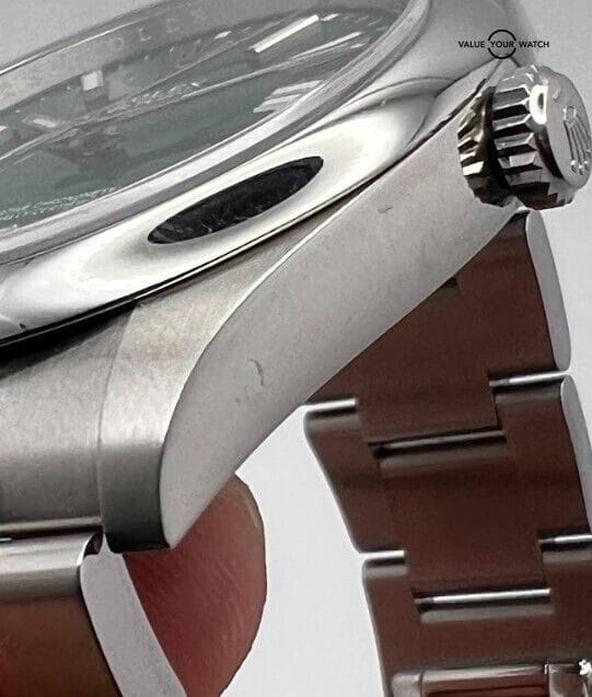 2022 Rolex Oyster Perpetual 124300 Green Watch 41mm w/ card - Image 3