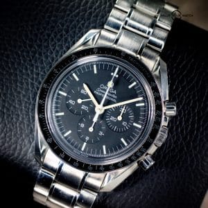Omega Speedmaster Pro “Sapphire Sandwich” Moonwatch 42mm Chronograph Steel Box & Papers