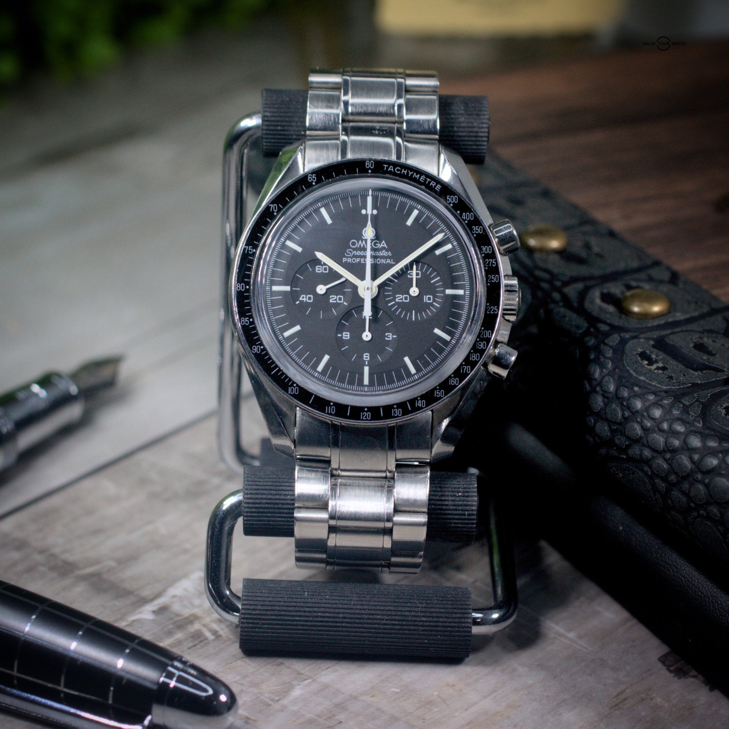 Omega Speedmaster Pro "Sapphire Sandwich" Moonwatch 42mm Chronograph Steel Box & Papers - Image 3