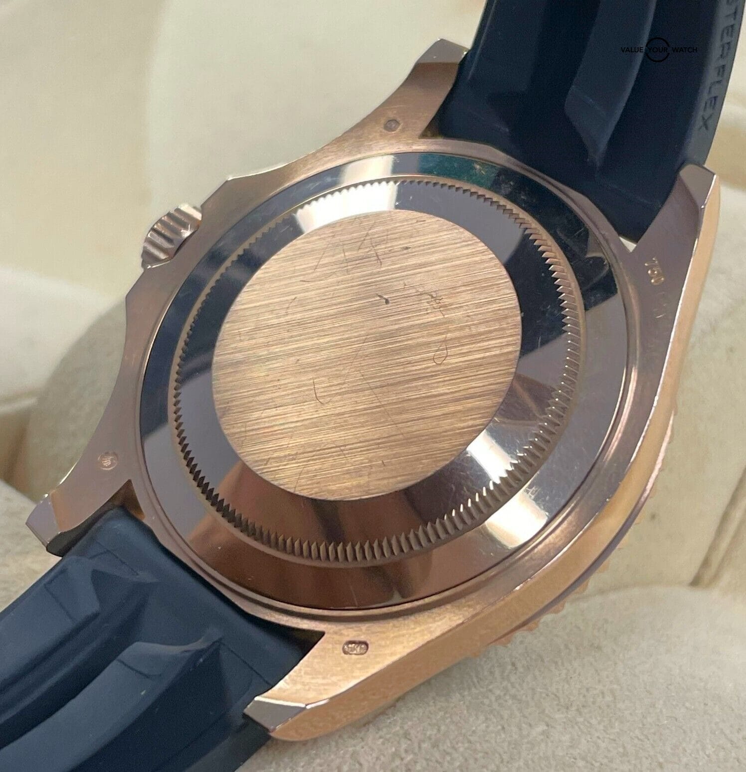 Rolex Yacht-Master 126655 18K Rose Gold 40mm Oysterflex BOX/PAPERS! - Image 2