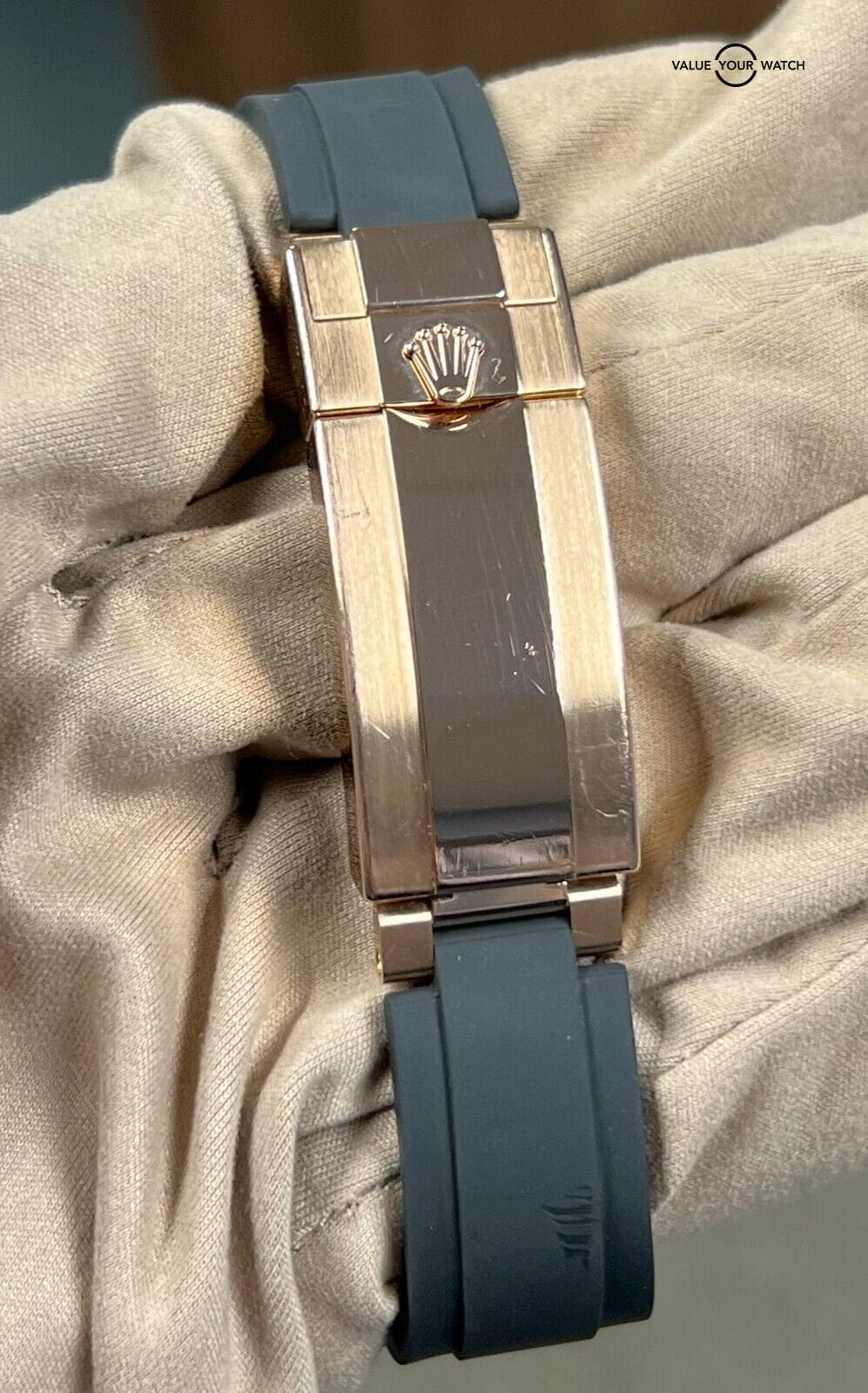 Rolex Yacht-Master 126655 18K Rose Gold 40mm Oysterflex BOX/PAPERS! - Image 10