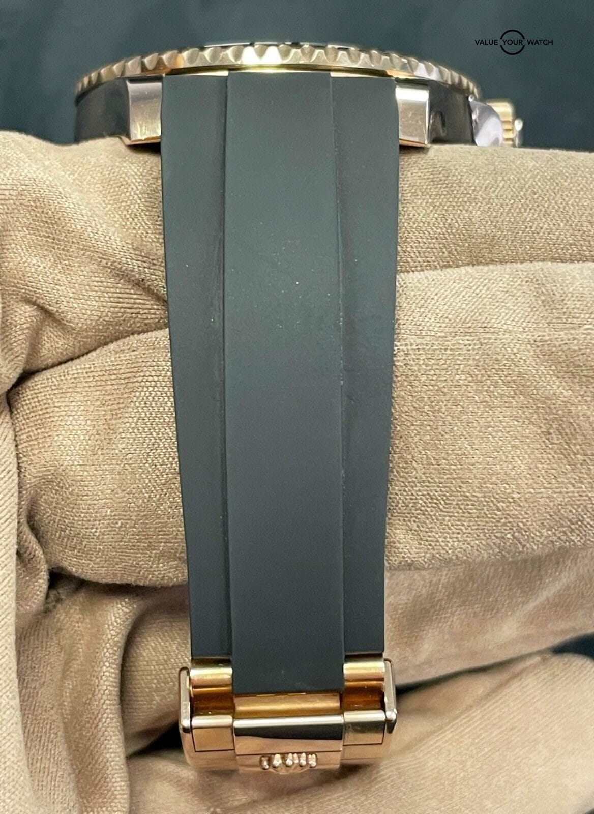 Rolex Yacht-Master 126655 18K Rose Gold 40mm Oysterflex BOX/PAPERS! - Image 11