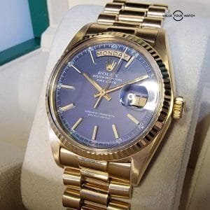 Rolex Day-Date 1803 Gold President With Blue Dial! Vintage 1970