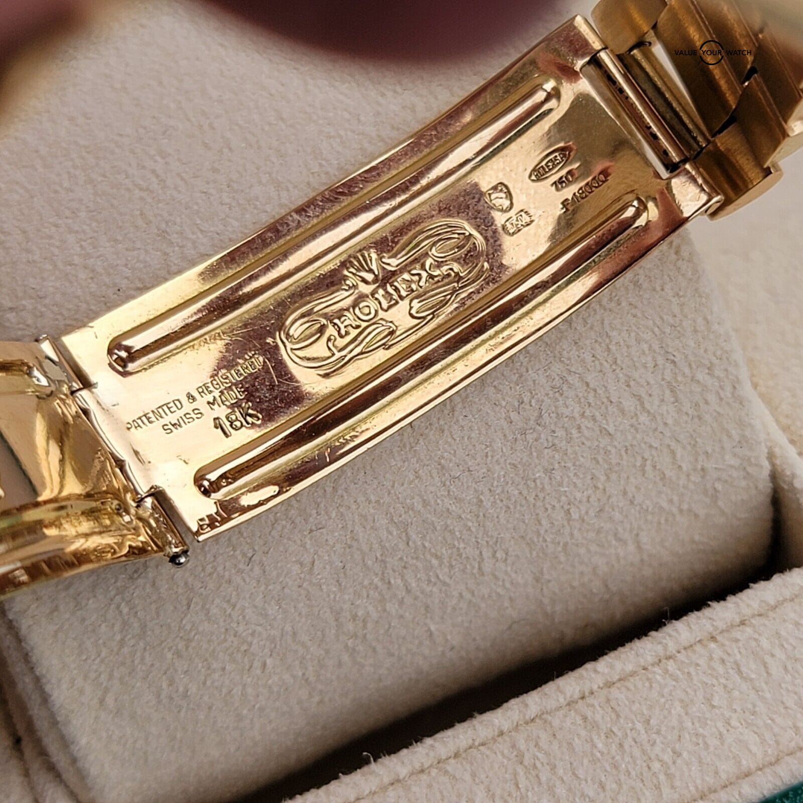 Rolex Day-Date 1803 Gold President With Blue Dial! Vintage 1970 - Image 4