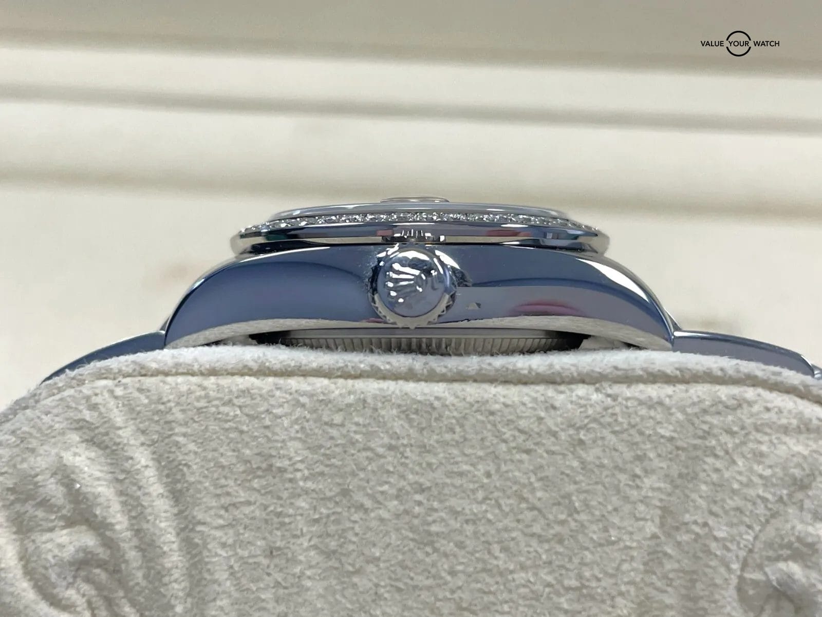 Rolex Lady Datejust 26mm 179384 Pink Dial FACTORY Diamond Bezel BOXES/PAPERS! - Image 6