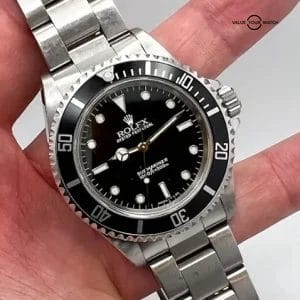 1998 Rolex Submariner No Date 14060 Unpolished 40mm watch RSC service