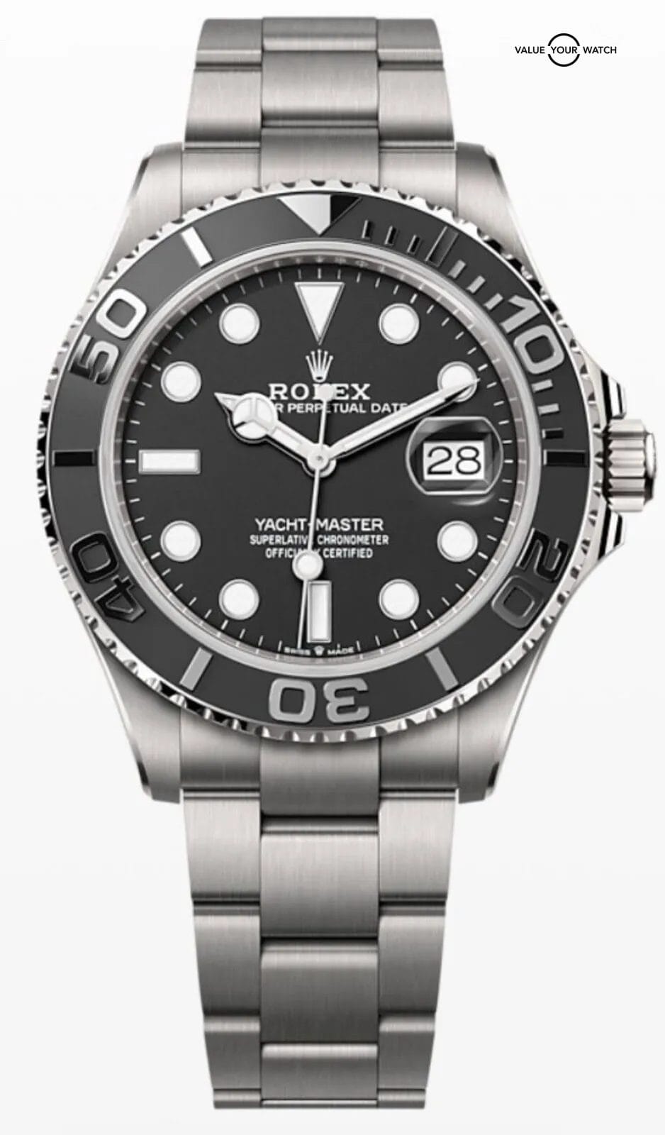 2023+ Rolex Yacht Master 226627 42mm Titanium Black Dial Rotating Bezel Oyster