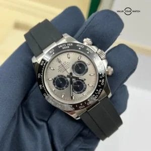 Mint 2018 Papers White 18k Gold Grey Ghost Ceramic Bezel Daytona 116519LN