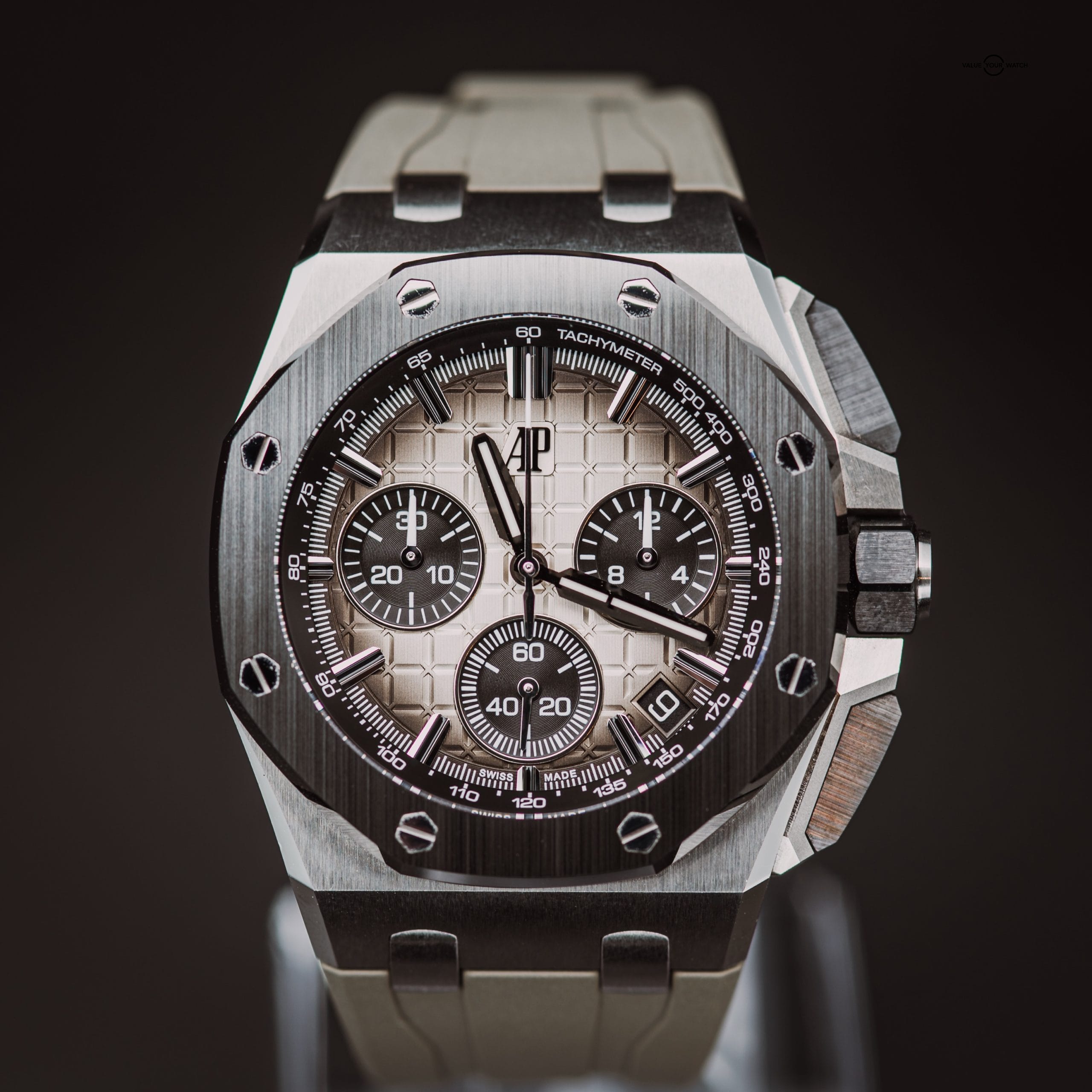 Audemars Piguet Royal Oak Offshore Chronograph Smoked Taupe Dial 43mm 26420SO.OO.A600CA.01 FULL SET Value Your Watch