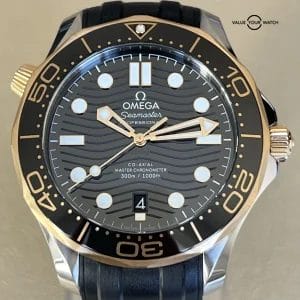 Omega Seamaster Professional 42mm 300M Black & Yellow Gold 210.22.42.20.01.001