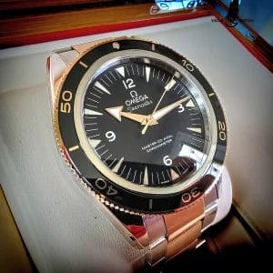 OMEGA Seamaster 300 Two Tone 18k Rose Gold and Steel Full Set!