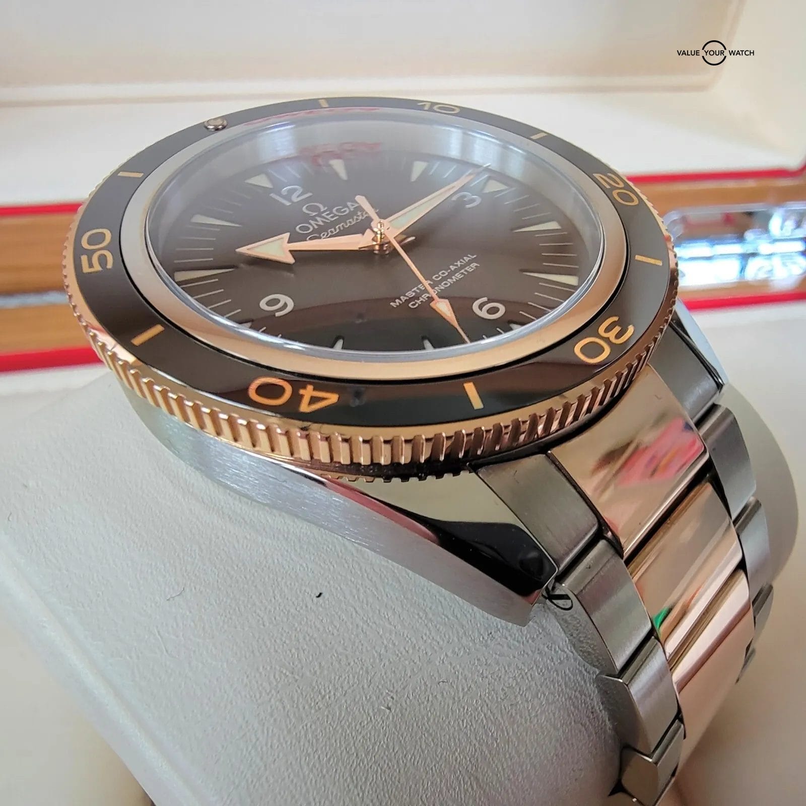 OMEGA Seamaster 300 Two Tone 18k Rose Gold and Steel Full Set! - Image 3