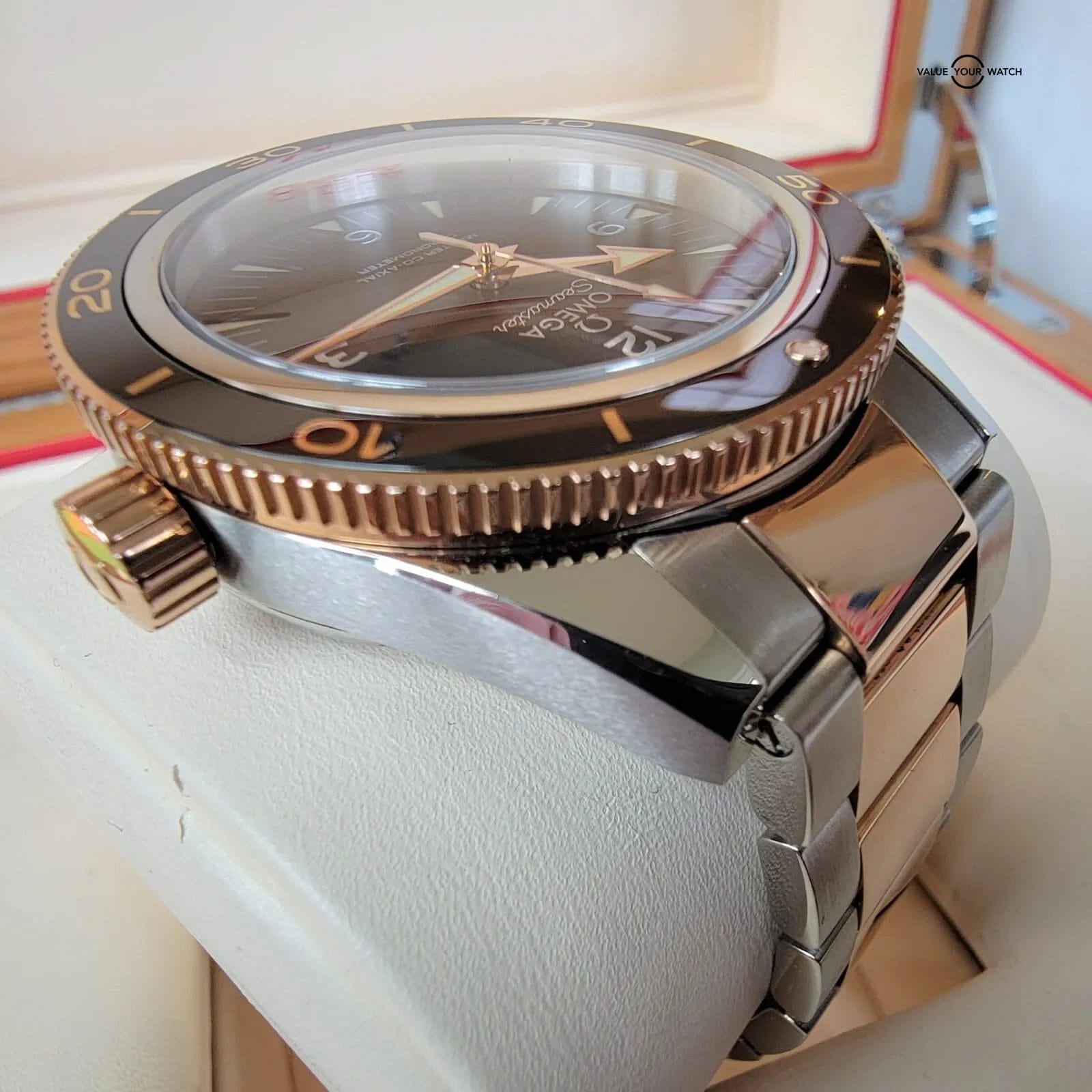 OMEGA Seamaster 300 Two Tone 18k Rose Gold and Steel Full Set! - Image 5