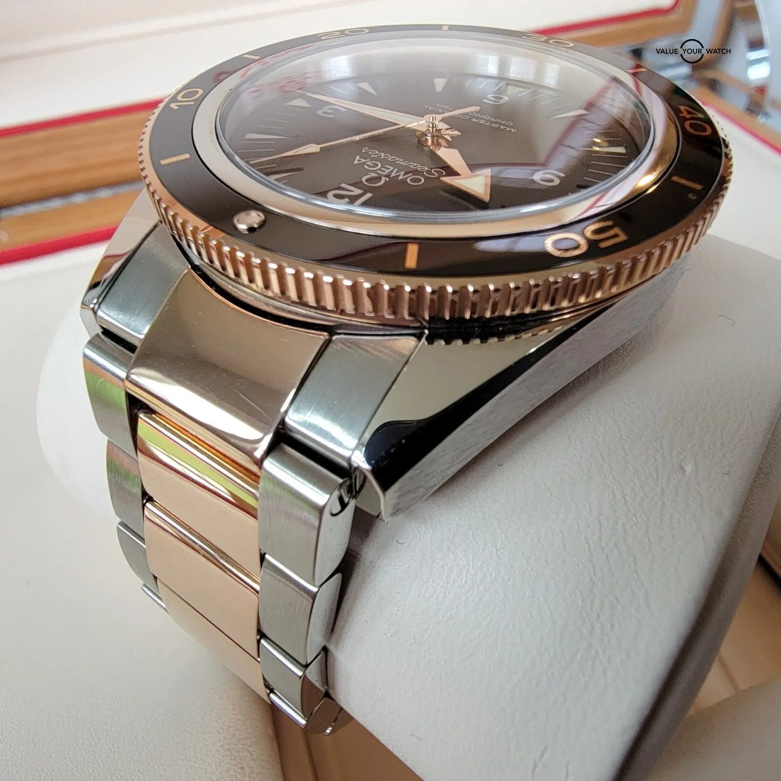 OMEGA Seamaster 300 Two Tone 18k Rose Gold and Steel Full Set! - Image 6