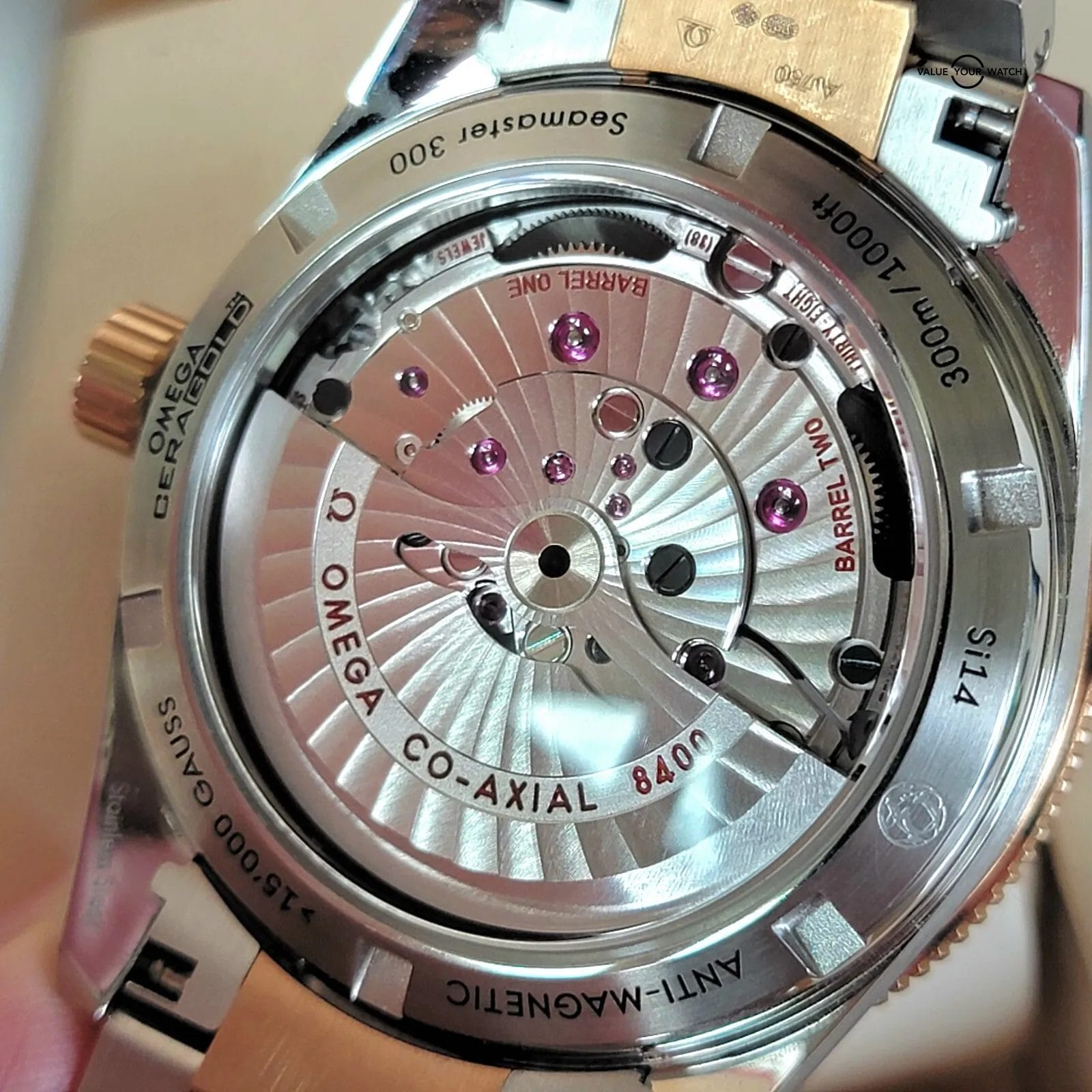 OMEGA Seamaster 300 Two Tone 18k Rose Gold and Steel Full Set! - Image 7