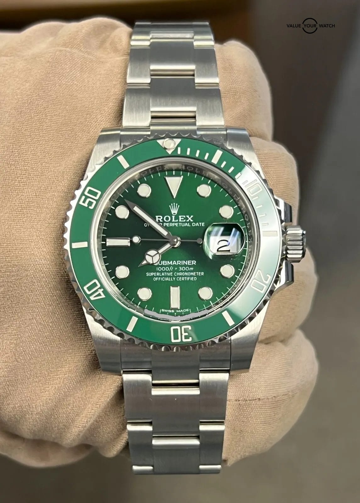 2020 Rolex Submariner “HULK” 116610LV Stainless Steel 40mm BOXES/PAPERS! - Image 11