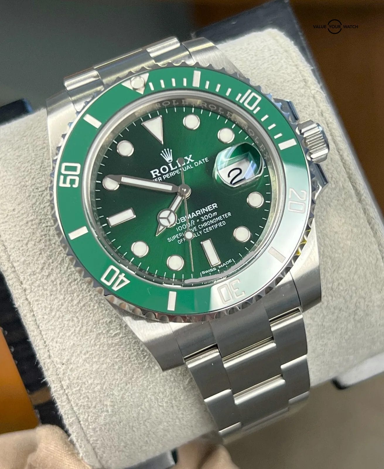 2020 Rolex Submariner “HULK” 116610LV Stainless Steel 40mm BOXES/PAPERS! - Image 12