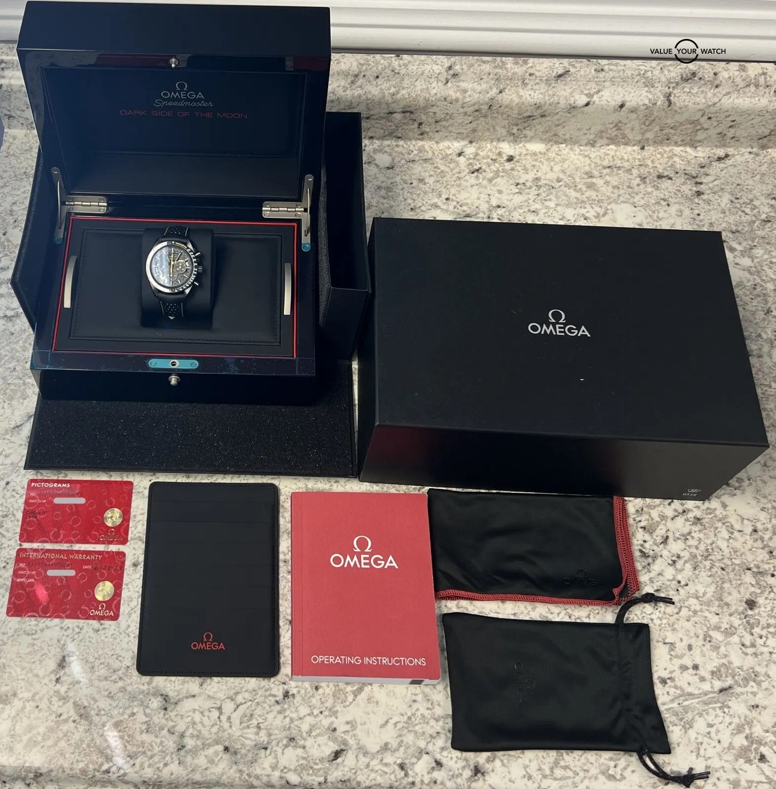 2023 Omega Speedmaster Apollo 8 Dark Side of the Moon 44mm BOXES/PAPERS! - Image 12