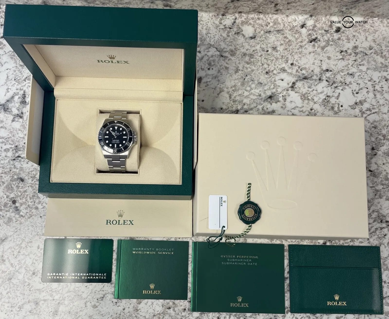 2023 Rolex Submariner No Date 41mm 124060 Stainless Steel Black Dial BOXES/PAPER - Image 8