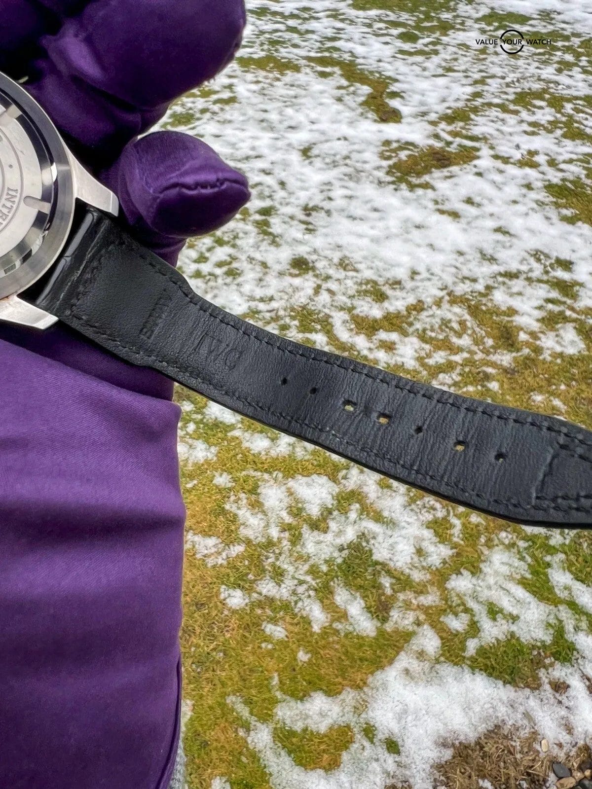 IWC Pilot's Watch Men's Black Watch with Leather Strap - IW377701 - Image 5