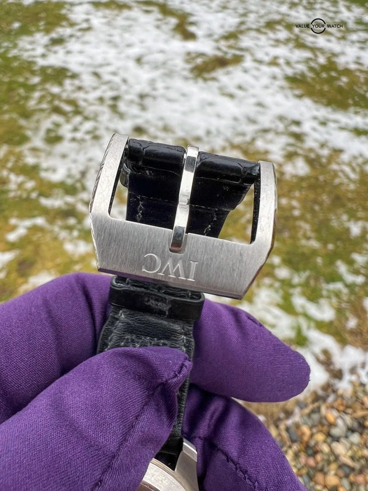 IWC Pilot's Watch Men's Black Watch with Leather Strap - IW377701 - Image 15