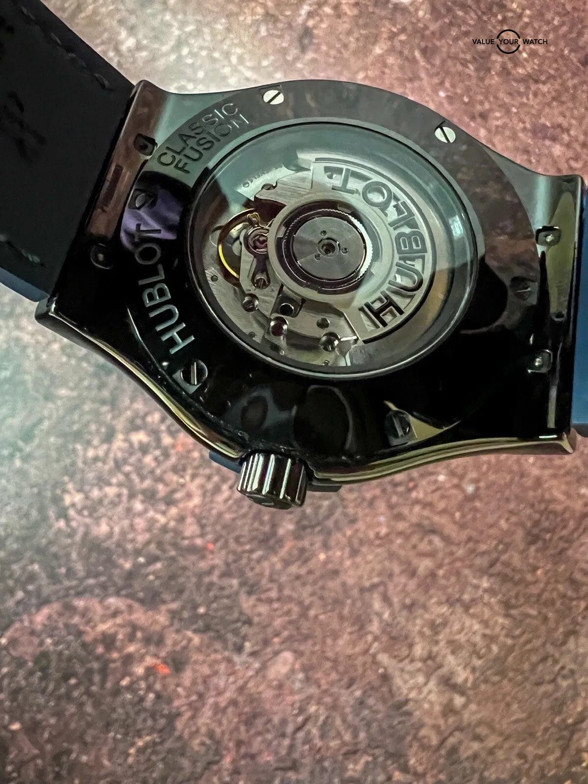 π₯ Hublot Classic Fusion 45mm Blue Dial Black Ceramic Case - 511.CM.7170.LR π₯ - Image 9