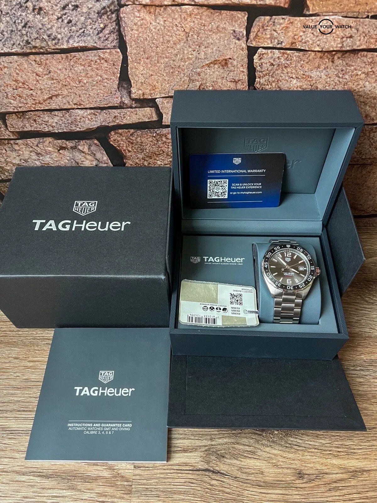 π₯ TAG Heuer Formula 1 Gray Dial Automatic Calibre 5 Watch - WAZ2011.BA0842 π₯ - Image 6