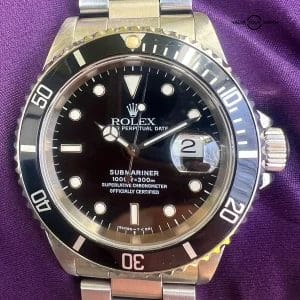 🔥 Rolex Submariner Date – 16610 Original Box & Papers Full Set!! 🔥