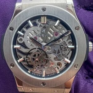 🔥 Hublot Classic Fusion Ultra Thin Skeleton Dial 45mm – 515.NX.0170.LR 🔥