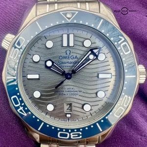 🔥 OMEGA Seamaster Gray/Blue Automatic 42mm Full Set &#8211; 210.30.42.20.06.001 🔥