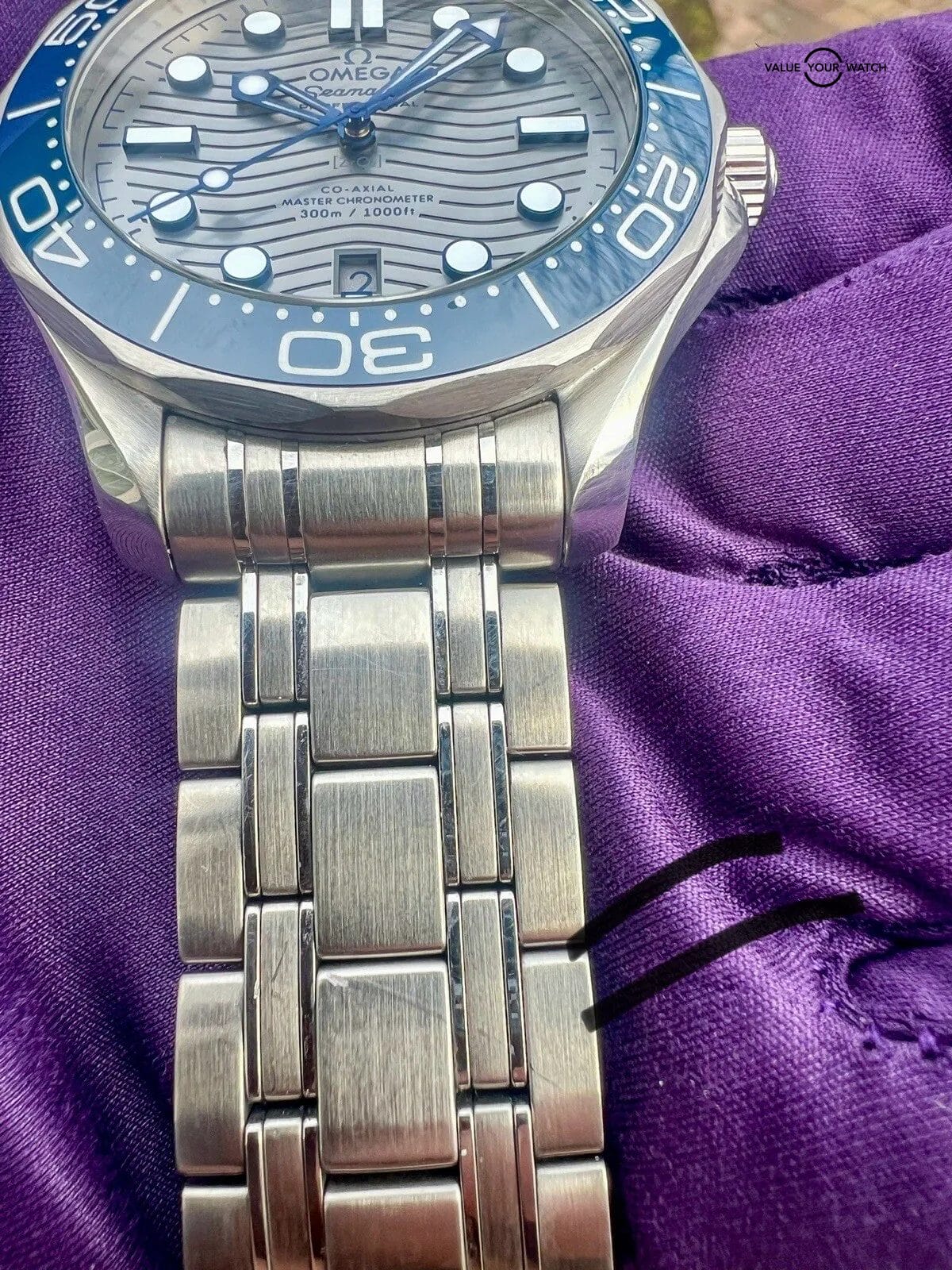 π₯ OMEGA Seamaster Gray/Blue Automatic 42mm Full Set - 210.30.42.20.06.001 π₯ - Image 8