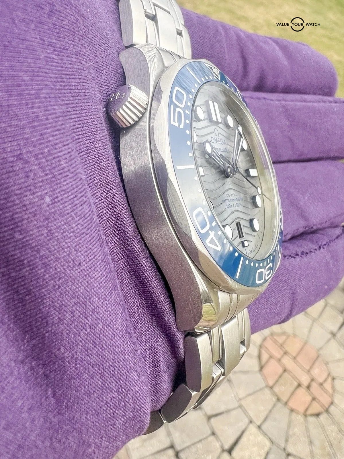 π₯ OMEGA Seamaster Gray/Blue Automatic 42mm Full Set - 210.30.42.20.06.001 π₯ - Image 11